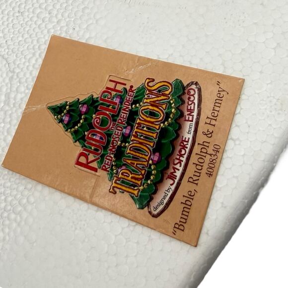 Jim Shore 2007 Bumble, Rudolph, & Hermey Rudolph Red Nosed Reindeer Traditions - Picture 11 of 14